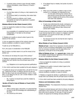 Overview of Contracts: Art. 1305-1422 | PDF | Offer And Acceptance ...