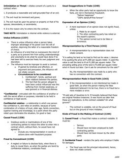 Overview of Contracts: Art. 1305-1422 | PDF | Offer And Acceptance ...
