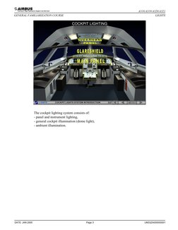 A320 Lighting System Overview | PDF | Cockpit | Aviation