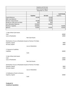 Installment Liquidation Cash Priority Program | PDF | Liquidation ...