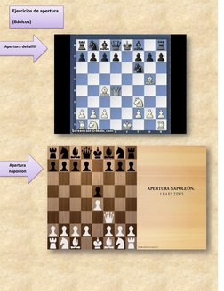 Ejercicios de apertura 
(Básicos)  
Apertura del alfil 
Apertura 
n