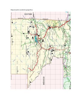 Mapa de peten accedentes geograficso
