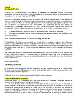 Tema 4 
Cuestiones Previas.
En  el  código  de  procedimiento  civil  vigente,  la  oposición  de  cuestiones  previas  ha  q