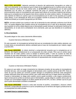 SALA CIVIL 04/12/2001: habiendo precluido el derecho del peticionante impugnativo en orden al
valor de la demanda, es de obse