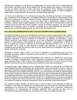 Constitucional mediante la cual declaró la desaplicación por control difuso de la constitucionalidad
del numeral 2 del artícu