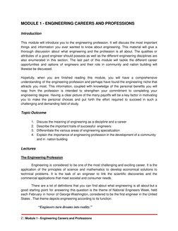 Intro to Engineering Course Overview | PDF | Engineer | Engineering
