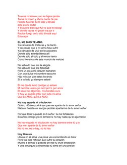 Tu eres mi siervo y no te dejare jamás 
Toma mi mano y ahora ponte de pie
Recibe fuerzas de lo alto y llénate
este es mi pode