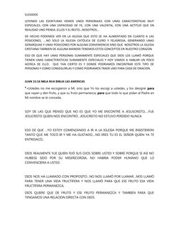 ELEGIDOS
LEYENDO  LAS  ESCRITURAS  VEMOS  UNOS  PERSONAJES  CON  UNAS  CARACTERISTICAS  MUY
ESPECIALES; CON UNA CAPACIDAD DE