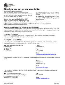 Form Tf0001 Example SNAP Benefits Award Letter Details | PDF | Supplemental Nutrition ...