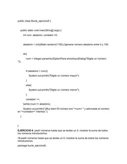 public class Bucle_ejercicio5 {
    public static void main(String[] args) {
        int num, aleatorio, contador =0;