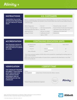 Basic Operator Training Checklist: ALINITY S System | PDF | Calibration ...