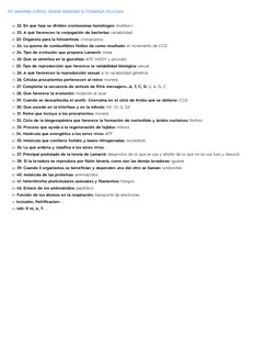 65. 22. En que fase se dividen cromosomas homólogos: Anafase I
66. 23. A qué favorecen la conjugación de bacterias: variabili