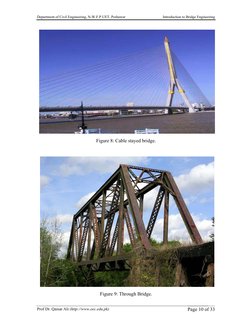 Department of Civil Engineering, N-W.F.P UET, Peshawar                
Introduction to Bridge Engineering 
 
Prof Dr. Qaisar