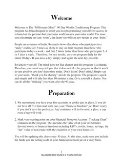 90 Days Workbook (English) | PDF | Wealth | Gratitude