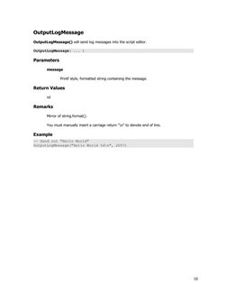 G-Series Lua API | PDF | Parameter (Computer Programming) | Subroutine