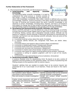 Further Elaboration of the Framework
A. The Components of Scientific and Technological Literacy
1. Understanding
 
and
 
Appl