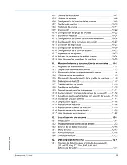 Sysmex serie CA-600
III
Revisión: Abril 2014
10.4
Límites de duplicación ....................................................