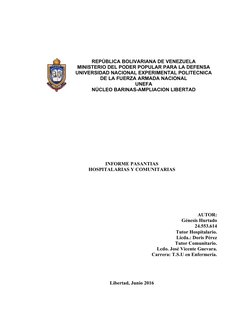 REPÚBLICA BOLIVARIANA DE VENEZUELA
MINISTERIO DEL PODER POPULAR PARA LA DEFENSA
UNIVERSIDAD NACIONAL EXPERIMENTAL POLITECNICA