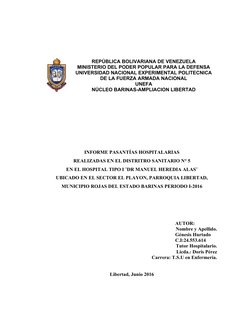REPÚBLICA BOLIVARIANA DE VENEZUELA
MINISTERIO DEL PODER POPULAR PARA LA DEFENSA
UNIVERSIDAD NACIONAL EXPERIMENTAL POLITECNICA