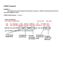 Ca7 Mainframe CA7 Mainframe Job Commands Overview | PDF | Software Engineering ...