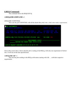 Ca7 Mainframe CA7 Mainframe Job Commands Overview | PDF | Software Engineering ...