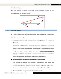 ESQUEMAS DE RECHAZO DE CARGA 
S.E.P. 
 
                PRESENTADO POR: Guevara Zárate,  Adrián Emilio
