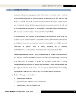 ESQUEMAS DE RECHAZO DE CARGA 
S.E.P. 
 
                PRESENTADO POR: Guevara Zárate,  Adrián Emilio