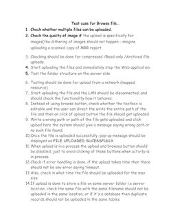 File Upload Test Case Scenarios | PDF | Computer File | Computer Data