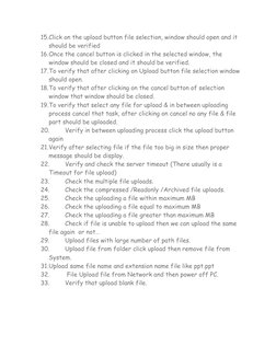 File Upload Test Case Scenarios | PDF | Computer File | Computer Data