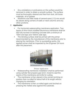 Waterproofing Membrane Method Statement | PDF | Concrete | Building ...