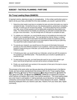Usmc Teep Example Tactical Planning in Marine Corps Operations | PDF | Reconnaissance ...