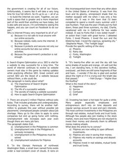 the government is creating for all of our future. 
Unfortunately, it seems like it will take a very long 
time for true full