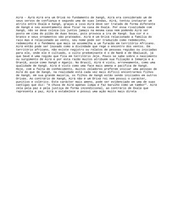 Airá - Áyrà Airá era um Orixá no fundamento de Xangô, Airá era considerado um de 
seus servos de confiança e segundo uma de s