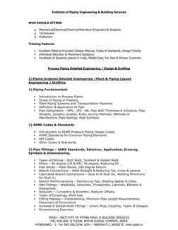 Institute of Piping Engineering & Building Services 
 
 
IPEBS – INSTITUTE OF PIPING ENGG. & BUILDING SERVICES 
206, B-BLOCK,