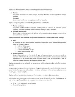 Explique las diferencias entre plantas y animales para la obtención de energía.

Plantas:
Las plantas transformas su propia