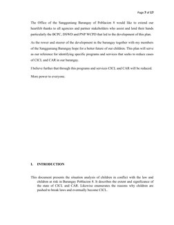 Situational Analysis of CICL in Barangay | PDF | Metro Manila ...