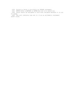 DB2 SQL Error and Return Codes List | PDF | Teaching Methods ...