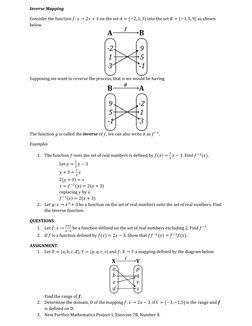 Understanding Mappings and Functions | PDF | Function (Mathematics ...