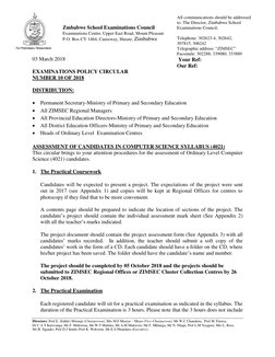 Directors; Prof E. (Eddie) Mwenje (Chairperson), Mrs M.F Masiye – Moyo (Vice-Chairperson), Mr W.C Chanakira,  Prof