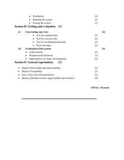  Installation 
 
 
 
 
 
 
[1] 
 Running the system  
 
 
 
 
 
[1] 
 Exiting the system  
 
 
 
 
 
[1]  
Section D: