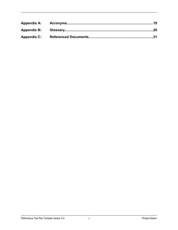 Performance Test Plan Template | PDF | Input/Output | Thread (Computing)