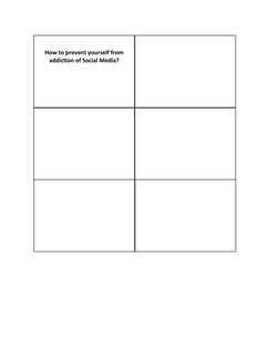 How to prevent yourself from 
addiction of Social Media?
