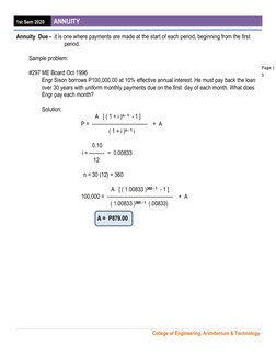 Annuity Problem Generator Annuity Problems and Solutions Guide | PDF | Present Value | Interest