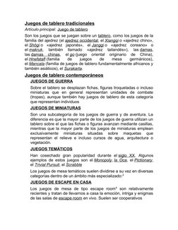 Juegos de tablero (https://es.wikipedia.org/wiki/Tablero_de_juego) tradicionales
Artículo principal: Juego de tablero (https:
