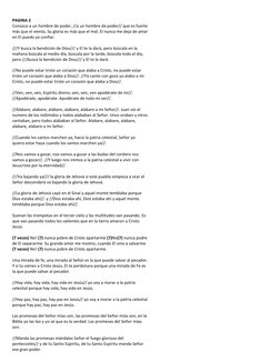 PAGINA 2 
Conozco a un hombre de poder, //a un hombre de poder// que es fuerte 
más que el viento, Su gloria es más que e