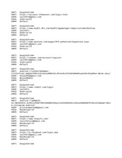 SOFT:  GoogleChrome
HOST:  https://account.thomasnet.com/login.html
USER:  laith87x@gmail.com
PASS:  shokria123
UNKN:  Defaul