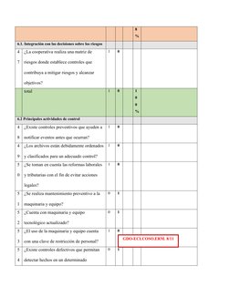 Cuestionario COSO II de Control Interno | PDF | Información ...