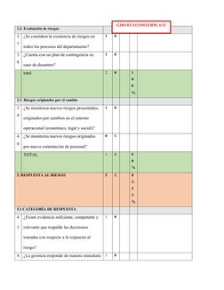 Cuestionario COSO II de Control Interno | PDF | Información ...