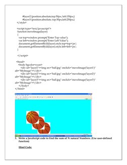 #layer2 {position:absolute;top:50px; left:150px;}
            #layer3 {position:absolute; top:50px;left:250px;}