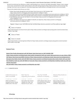 Extend SAP MDG Standard Data Models | PDF | Data Model | Design